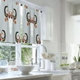 thumbnail image 2 of LALILO Kitchen Curtains and Valances Set of 3 36" Beautiful Window Treatment Tiers for Window Decor, 2 of 5