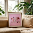 thumbnail image 2 of Dollhouse inventory /  pink - Photography Whimsical Vintage Pastel Oak Framed Wall Art Print 12 x 12 inches, 2 of 8