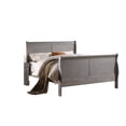 thumbnail image 2 of Acme Furniture Louis Philippe III Eastern King Bed in Antique Gray, Multiple Sizes, 2 of 2