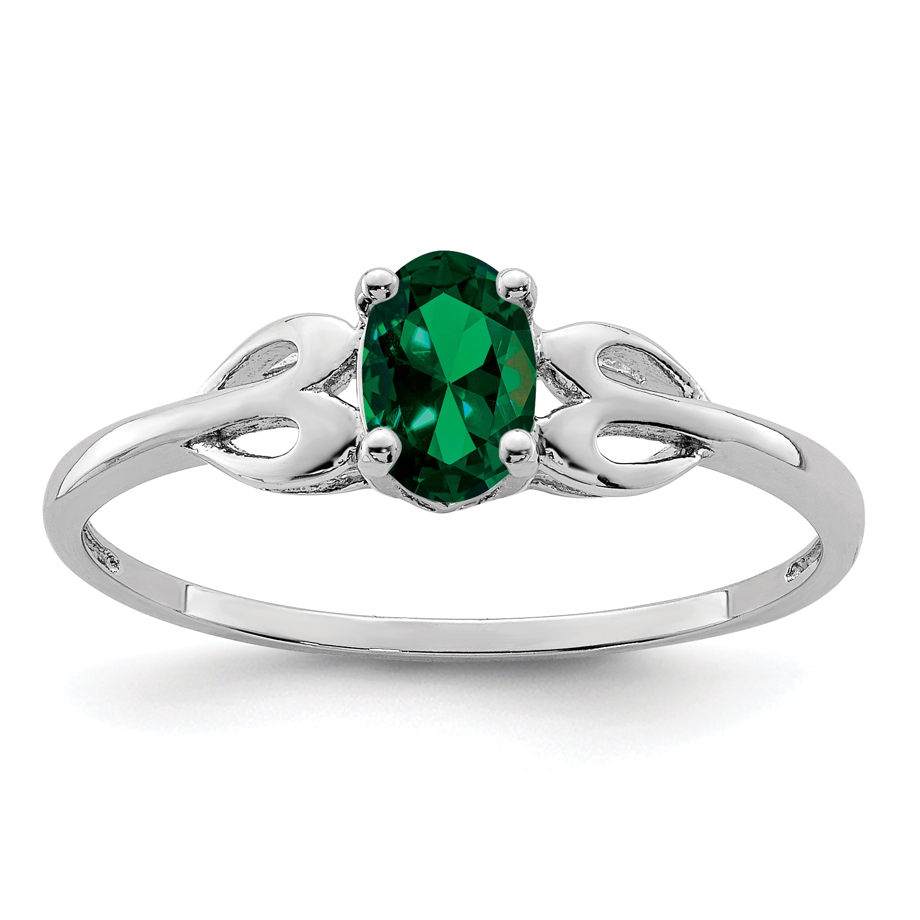 Cut Green Emerald 925 Sterling Silver Gemstone Ring ~ Handmade Ring ~ Oval Shape ~ Designer Ring ~ May Month Birthstone ~ Gift For Her