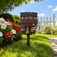 thumbnail image 4 of 4th of July Decoration Metal Yard Stake, 12" Outdoor Garden Decor Rustproof Metal Ornament for Patio Front Porch Flag Memorial Day Veterans Day Holiday Decorations, 4 of 8