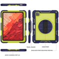 thumbnail image 4 of Shockproof Case for iPad Pro 11 2025 / 2024,Anti drop silicone+PC Layer Protective Splicing Case 360 ° Rotating Handle Stand With Shoulder Strap,Yellow, 4 of 8