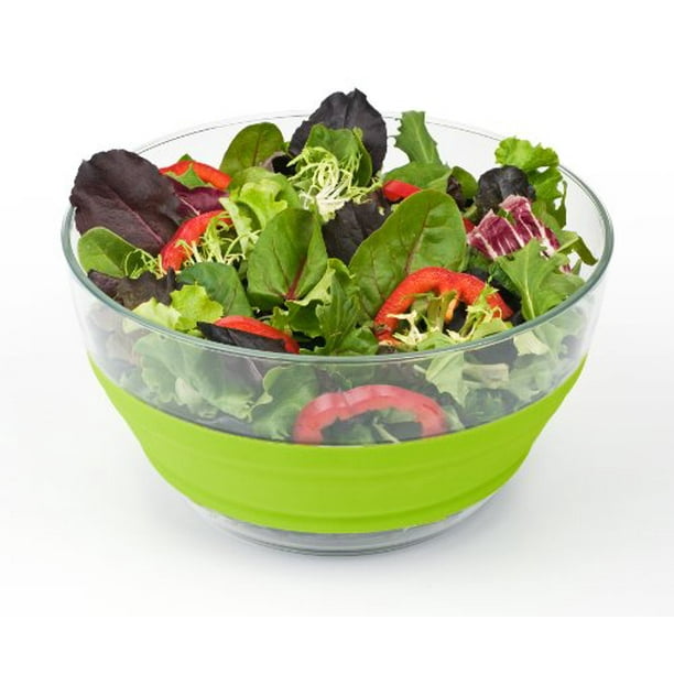 Essoreuse à salade Laveuse de légumes Fruits Légumes Lavage Bol Pliable à  salade Spinner avec couvercle Kit de sécheuse de légumes Outils de cuisine  Laitue Sécheuse Salade Petit