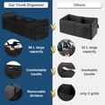 thumbnail image 2 of Organizador de maletero Femular de gran capacidad, impermeable, negro, 2 of 6