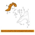 thumbnail image 3 of For 10-11 Mazda 3 2.0L Front Splash Shield Inner Fender Liner Panel Right Side, 3 of 4