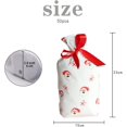 thumbnail image 2 of Pack of 50 Gift Bags with Drawstring, Christmas Candy Bags（Santa Claus）, 2 of 5