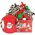 thumbnail image 1 of Set navideño de goma y cuerda para perros PawSaion, paquete de 15 unidades, 1 of 7