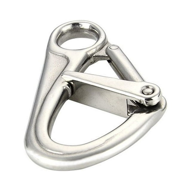 Stainless Steel Marine Lanyard Hook Snap Converter Buckle Clasps Rope Clips Dock Spring Outdoor Corrosion Resistance Replacement