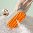 thumbnail image 2 of Cat Dog Brush, USB Rechargeable Pet Grooming Comb With Electric Water Spray, Dog Cat Massage Brush for Short Long Haired Pets Brush Massage-Self Cleaning (Coffee), 2 of 9