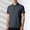 Dark Gray, variant on VgaVtl Summer Polo Mens Shirts Short Sleeve Ice Silk Mens Shirts Button Casual Pink Solid Color Breathable Shirts