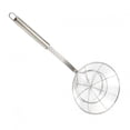 thumbnail image 3 of Strainer Ladle Stainless Steel Metal Frying Basket With Handle Large Spoon Food Japanese Oil Mesh Wire 8‘‘, 3 of 9