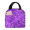 thumbnail image 1 of ZICANCN Lunch Bag for Women Men , Purple Hearts Reusable Cute Lunch Bags for Picnic School Work Office, 1 of 8