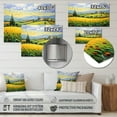 thumbnail image 4 of Designart "Rolling Hills A Tribute to Van Gogh II" Vangogh Metal Art Living Room, 4 of 5