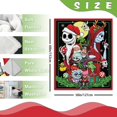 thumbnail image 2 of Christmas Flannel Blanket, Xmas Santa Monster Witch Throw Blanket Gifts for Kids Men Women, Funny Holiday Soft Blanket for Bedding Sofa 50 x 60 Inch, 2 of 7