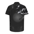 thumbnail image 3 of VBTAPA Novelty Party Shirts for Men 2025 Halloween 3D Printed Short Sleeve Button Down Shirt Hawaiian Beach Shirts Lightweight Holiday Blouses Prime Sales Today Black XXXXXL, 3 of 5