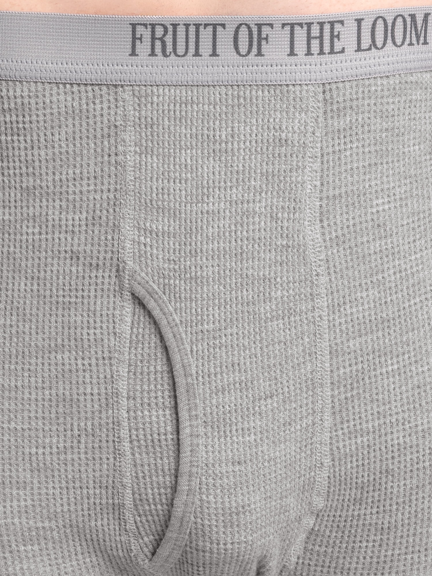 Fruit of the Loom Men's Slub Waffle Thermal Underwear Bottom, Sizes S-5XL