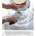 thumbnail image 5 of Yamazaki Home Floating Whisk, Black, Silicone + Nylon, Dishwasher Safe, Floating Design, No Assembly, 5 of 7