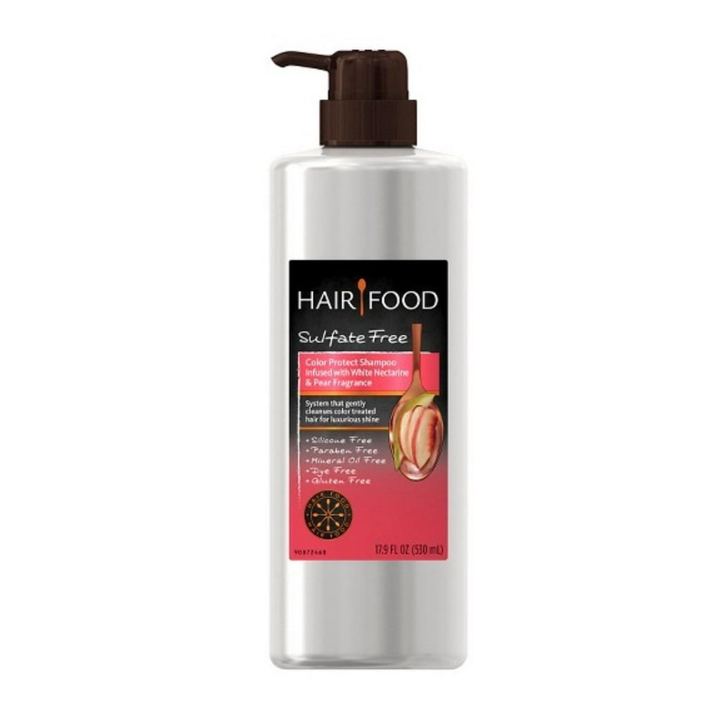 Clairol Hair Food Color Care Shampoo Infused with White Nectarine and