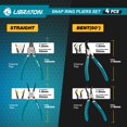 thumbnail image 3 of LIBRATON Snap Ring Pliers Set, 7-Inch Heavy Duty Internal/External Circlip Pliers Kit with Straight & Bent Jaw Tips, Spring-Loaded for Reta, 3 of 9