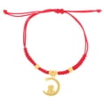 thumbnail image 1 of Pulsera ajustable de hilo rojo hecha a mano con animales del zodíaco chino, pulsera de serpiente de la suerte, amuleto de cumpleaños de Año Nuevo para mujeres y niñas, 1 of 7