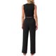 thumbnail image 3 of Conjunto de lounge para mujeres INSPIRE CHIC, top sin mangas y pantalones, pijama sólido en negro, 3 of 6