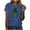 New1/Blue, variant on Otvok Spring Summer Womens St. Patrick'S Day Printed Casual Pullover Short Sleeved Tops