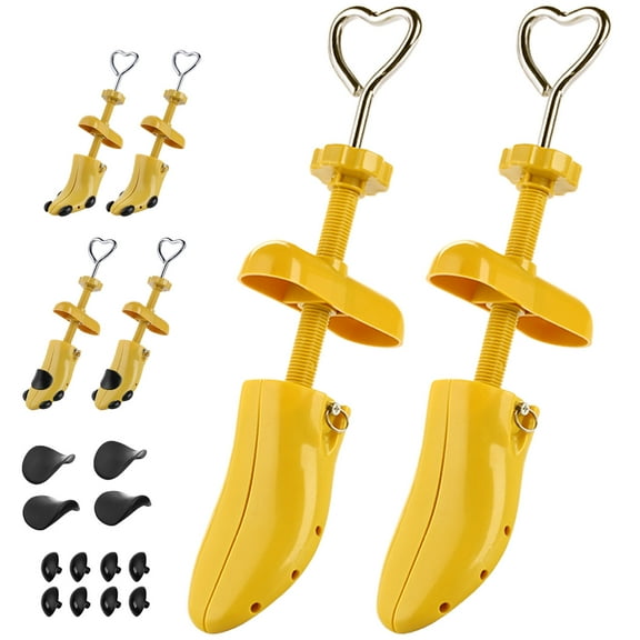 Mowis 3 in 1 Shoe Stretcher Adjustable Expander for Sneakers Boots, Yellow,18 oz