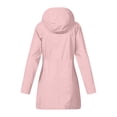 thumbnail image 6 of Feancey Christmas Sales Womens Waterproof Winter Coats with Hood Thicken Sherpa Fleece Lined Warm Jackets Outdoor Hiking Travel Hooded Rain Coat Windbreaker Light Pink M, 6 of 6