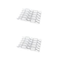 thumbnail image 3 of Cateissary 10 piezas PS caja de dulces portátil a prueba de fugas sellado inodoro boda dulce azúcar Chocolate caja contenedor envoltura Transparente 2Conjunto, 3 of 6