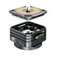 thumbnail image 1 of BAFANG BFJ-04A Quick Release Plate System QR Mount Plate Camera Tripod Mount Aluminum Alloy 360° Rotatable with 1/4 Inch Screw 3/8 Inch Thread for DSLR Camera Tripod Slider, 1 of 7