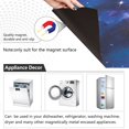 thumbnail image 4 of Yayeee Magnetic Dishwasher Cover for The Front Decoration Home Kitchen Machine Sticker Protector, Galaxy Pattern, 4 of 6