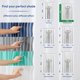 thumbnail image 4 of Forro de cortina de ducha CLOROX Premium a rayas, impermeable, 4 of 9