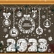 thumbnail image 5 of Calcomanías adhesivas con forma de copo de nieve para ventanas navideñas, decoraciones para fiestas navideñas, 5 of 5