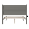 thumbnail image 4 of Rustic Ranch Grey Bed - Modern Platform Bed Frame - Solid Wood Bed - Bedroom Furniture, 4 of 6