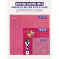 thumbnail image 3 of Alfombrilla de corte giratoria The Quilted Bear, 30 x 30 cm, autocurativa, rosa, 3 of 8