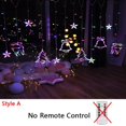 thumbnail image 3 of Guirnalda de luces LED navideñas con forma de estrella y luna, cortina de hadas para exteriores, para árbol, fiesta, decoración de Navidad y Año Nuevo, 3 of 5