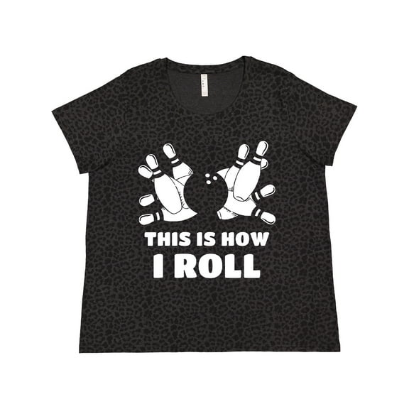 Inktastic How I Roll Bowling Women's Plus Size T-Shirt