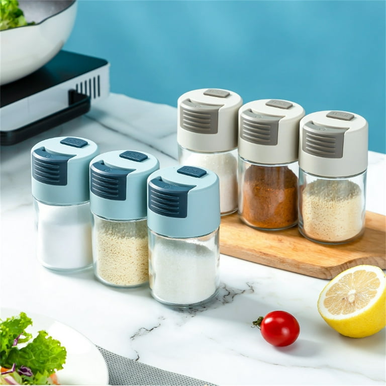 0.5g Metering Salt Shaker Push Type Salt Dispenser Salt Tank Sugar