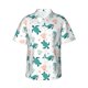 thumbnail image 1 of Balery Turtles And Seahorses Camisas hawaianas de manga corta para hombre, camisas playeras de corte holgado, camisas de vacaciones con botones,Small, 1 of 7