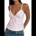 thumbnail image 3 of Camisola Sin Mangas con Tirantes Finos para Mujer, Top de Verano para Salir Rosa L, 3 of 8
