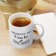 thumbnail image 4 of Promoted To Uncle Est 2024 Ceramic Coffee Mug Funny Gift From 11 Ounces Funny White Mug - Cute Coffee And Tea Mug - Ceramic Coffee Mugs For Women And Men, 4 of 6
