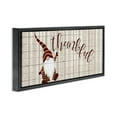 thumbnail image 3 of Stupell Industries Thankful Harvest Forest Gnome Fairy Tales & Fantasy Painting Black Floater Framed Canvas Art Print Wall Art, 25 x 11, 3 of 9