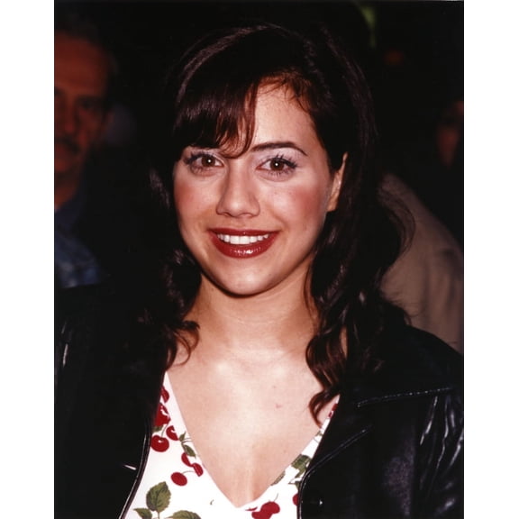 Brittany Murphy Posed in White Dress With Black Coat Photo Print (8 x 10)