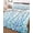 Light Blue, variant on Twin Quilt Bedding Set, Green Polka Dots Reversible Summer Quilt 3 Pieces, Watercolor Abstract Art Lightweight Bedspreads Coverlets with 2 Pillow Shams for All Seasons
