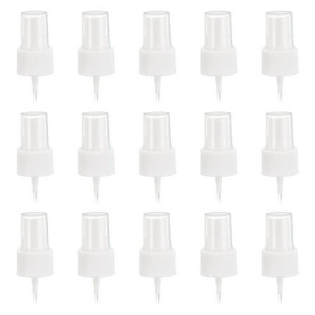 50 Pcs White Spray Top, 24/410 Fine Mist Sprayer Reusable Replacement Spray Bottle Pump Plastic Top