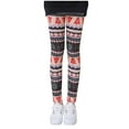 thumbnail image 1 of Baby Girls Printed Milk Silk Pattern Leggings Comfortable Slim Cropped Trousers, 1 of 8