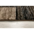 thumbnail image 4 of Rug Branch Modern Geometric Checkered Brown Beige Indoor Doormat Rug - 2x3, 4 of 5