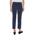 thumbnail image 3 of Mario Serrani Womens Comfort Stretch Slim Fit Pants (Navy Medallion, 16x30), 3 of 3
