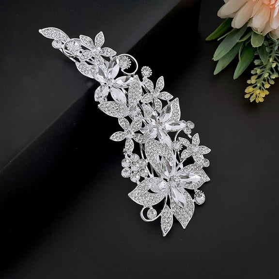 Niceauty Wedding Hair Pieces for Brides Hair Piece 5.7*2.6in For Party Women 1Set