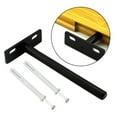 thumbnail image 4 of SOPORTES PARA ESTANTES FLOTANTES TORNILLO ESTANTES PARED SOPORTE SOPORTE 12.4x6.2x2cm Sunnimix Soportes para repisas flotantes, 4 of 8